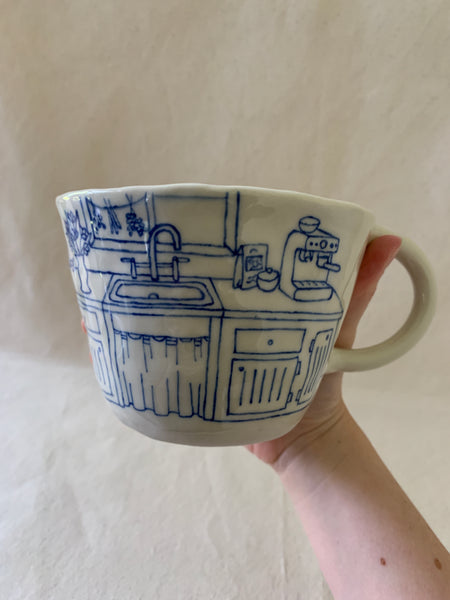 Large tasse inédite "Un gâteau à partager"