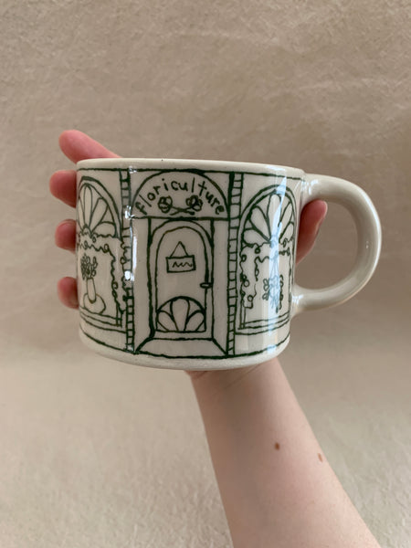 Tasse "Chez le fleuriste"