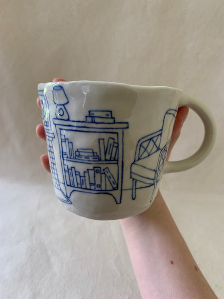 Tasse "La bibliothèque"