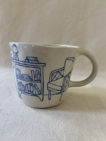 Tasse "La bibliothèque"